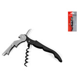 Pengo Home Levatappi cameriere 2 leve Soave in metallo con impugnatura nera