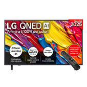 LG QNED AI 50QNED82A6B TV Serie QNED82 50'' 4K, α7 Gen8, HDR10, 20W, 3 HDMI con Game Optimizer, Smart TV WebOS 25