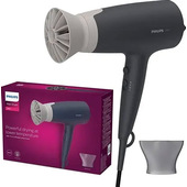 Philips Serie 3000 Asciugacapelli nero con accessorio ThermoProtect BHD351/10