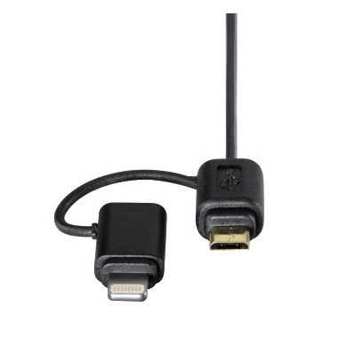Hama 00054565 cavo USB 1,20 m USB A Micro-USB B/Lightning Nero