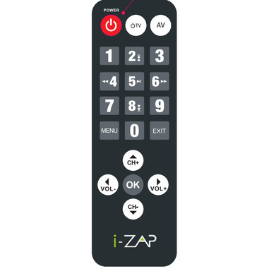 i-ZAP T395 set-top box TV Terrestre HD Nero