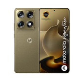 Motorola signature 17,2 cm (6.8") Doppia SIM Android 16.0 5G USB tipo-C 16 GB 512 GB 5200 mAh Oro PANTONE Martini Olive