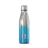 Joia Home JHOBOTTLEBLUESILVER borraccia Uso quotidiano 500 ml Acciaio inossidabile Blu, Argento