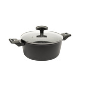 Pedrini 02PE1664 tegame 5 L Rotondo Nero