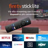 Amazon Fire TV Stick Lite con telecomando vocale Alexa | Lite