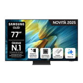 Samsung OLED AI TV 77" QE77S95FATXZT 4K, Processore NQ4 AI Gen3, 4K AI Upscaling Pro, Glare Free, OLED HDR Pro, Dolby Atmos & OTS+, Infinity One Design, Vision AI Smart TV, 2025
