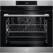 AEG BPK642020M 71 L 3000 W Nero, Acciaio inox