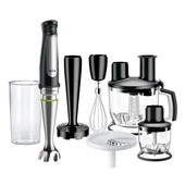 Braun MQ 7087X 1,2 L Frullatore ad immersione 1000 W Nero, Acciaio inox