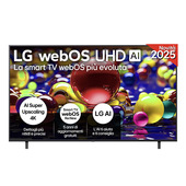 LG UHD AI 75UA74006LB TV webOS Serie UA74 75'' 4K, α7 Gen8, HDR10, 20W, 3 HDMI con Game Optimizer, Smart TV WebOS 2025