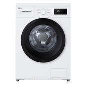 LG F4NA10S7NWK Lavatrice slim 7kg, Classe A, 1400 giri, Programma igiene con vapore, Display grande, White