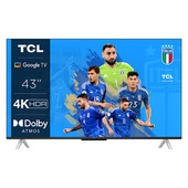 TCL P63 Serie P638 LED Ultra HD 4K 43" 43P638 Google TV 2022