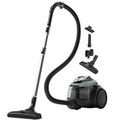 AEG AL61C2OG, Aspirapolvere Senza Sacco, 700W, Silenzioso 74dB, Spazzola Per Parquet, Bocchetta Multiuso, Verde