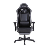 IOPLEE HC7009X sedia per videogioco Poltrona per gaming Seduta imbottita Nero, Grigio