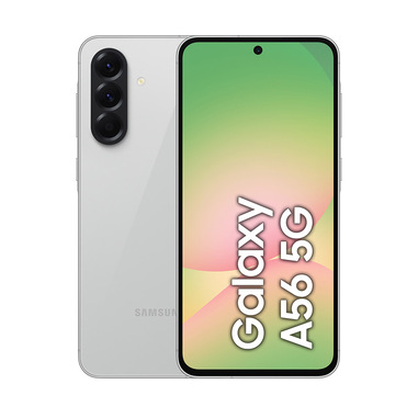 Samsung Galaxy A56 5G, Smartphone con Funzioni intelligenti, Display Super AMOLED 6.7”, 8GB RAM, 128GB, Camera 50MP, Batteria 5.000 mAh, IP67, Awesome Lightgray