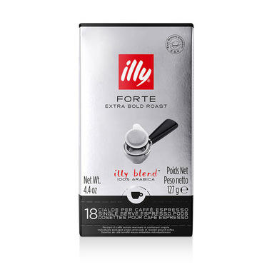 Illy 18 Caffè in Cialde Monodose E.S.E. Tostato FORTE