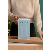 Smeg MFF02BLEU montalatte e scaldalatte Nero