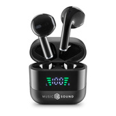 Music Sound BTMSTWSSPARKK auricolare True Wireless Stereo (TWS) In-ear Musica e Chiamate Bluetooth Nero