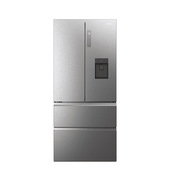 Haier FD 83 Serie 7 HFW7819EWMP frigorifero side-by-side Libera installazione 537 L E Platino, Acciaio inox