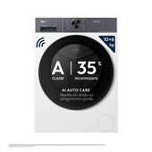 Hoover HLPD4106BL10UH11 lavasciuga Libera installazione Caricamento frontale Bianco