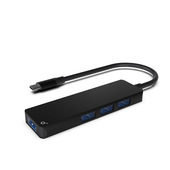 IOPLEE HAG-HC34F hub di interfaccia USB 3.2 Gen 1 (3.1 Gen 1) Type-C 5000 Mbit/s Nero