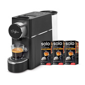 Polti Coffea S18B, macchina da caffè a cialde E.S.E. da 44 m, incluse 54 cialde di SOLO Caffè monorigine Vietnam, il caffè di