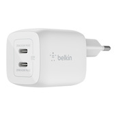 Belkin CARICABATTERIA DA PARETE DOPPIO GAN USB-C PPS 45W