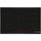Bosch Serie 8 PXV875DV1E Piano cottura a induzione 80 cm Nero, con profili