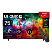 LG QNED AI MiniLED 75'' Serie QNED70B 75QNED70B6A, 4K, AI Magic Remote, 100% Volume colore, 3 HDMI, 20W, SMART TV 2026