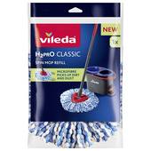 Vileda H2Pro Spin Mop Ricambio 1 pz accessorio per lavare Panno mop Blu, Bianco