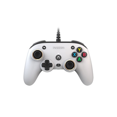 NACON Pro Compact Controller Bianco USB Gamepad Xbox One, Xbox Series S, Xbox Series X