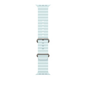 Apple MXTF3ZM/A accessorio indossabile intelligente Band Blu Fluoroelastomero, Titanio