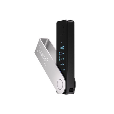Ledger Nano X Portafoglio hardware con chiavetta USB Nero, Argento
