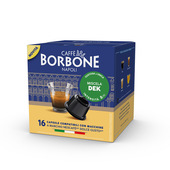 Caffè Borbone Capsule Compatibili Dolce Gusto - Miscela Dek - 16 caps