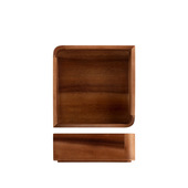 H&H Lifestyle Coppa in legno Acacia forma quadrata cm 20xh7