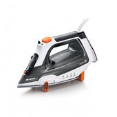 Ariete 6190 Step UP, Ferro da stiro intelligente, Piedini intelligenti, Piastra in ceramica Ultraglide con 57 fori, Serbatoio 320ml, 2400W, Vapore continuo 30g/min
