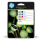 HP Confezione da 4 cartucce originali di inchiostro nero/ciano/magenta/giallo 364