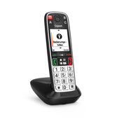 Gigaset EASY 500 Telefono analogico/DECT Identificatore di chiamata Nero, Argento