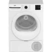 Beko BMT93EW Asciugatrice 9kg, Classe D, Linea Estetica NX, motore asincrono, Display digitale, colore Bianco, oblò Bianco