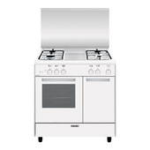 Glem Gas AR854GX cucina Elettrico/Gas Bianco