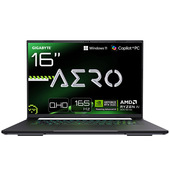 GIGABYTE AERO X16 Laptop da Gaming - Copilot+ PC, 16", 165Hz WQXGA, Ryzen AI 7 350, GPU RTX 5060, 16GB DDR5, SSD Gen4 da 1TB, Windows 11 Home, Garanzia di 2 anni, AERO X16 1VH93ITC94DH