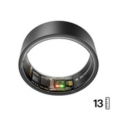 Ultrahuman Ring AIR – Monitor del sonno e dell'attività fisica, anello intelligente per uomo e donna, nessuna spesa per l'app per le funzioni standard, durata della batteria fino a 6 giorni (taglia 13)
