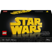 LEGO Star Wars 75407 Logo in Mattoncini, Costruzioni per Adulti da Collezione, Gadget da Esposizione, Idea Regalo