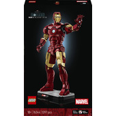 LEGO Marvel | 76344 Iron Man Mark 3 Edizione del Collezionista, Action Figure Avengers da Esposizione e Collezione per Adulti