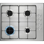 Electrolux EGS6404SX Piano cottura a gas Serie 300 Slim side control 60cm