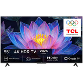 TCL P69L TV 55P6L 55” 4K HDR, Direct LED, Google TV, HDR10, Dolby Audio, Game Master, VRR, Google Assistant & Alexa, AirPlay 2