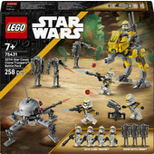 LEGO Star Wars 75431 Battle Pack 327° Star Corps di Clone Troopers, Giocattolo con 7 Personaggi e AT-RT, Idea Regalo 7+ Anni