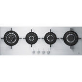 Franke Crystal Steel Pro FHCR 1204 3G TC HE XA C Acciaio inossidabile Da incasso 120 cm Gas 4 Fornello(i)