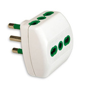 FME 87180 adattatore per presa di corrente Tipo L (IT) Bianco