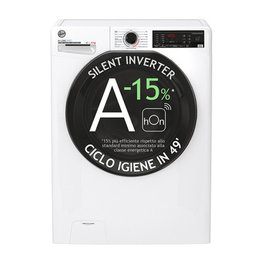 Hoover LINK PRO , Lavatrice 8kg, Classe A-15%, 1400 giri, Bianco, Autodose HPSD484DAMB7-11
