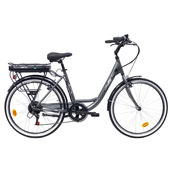 TEKLIO TC1D2SCG bicicletta elettrica Grigio Acciaio 66 cm (26") 23,8 kg Ioni di Litio